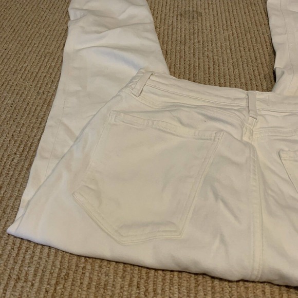 Agolde Women’s Nico High Rise Jeans White Denim Button Fly Size 26x26 - Picture 10 of 11